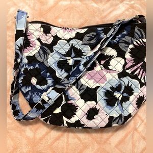 Vera Bradley Bucket Crossbody Plum Pansies